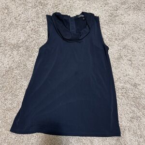 Small Women’s Banana Republic Cowl Neck Tank Top Dark Blue
